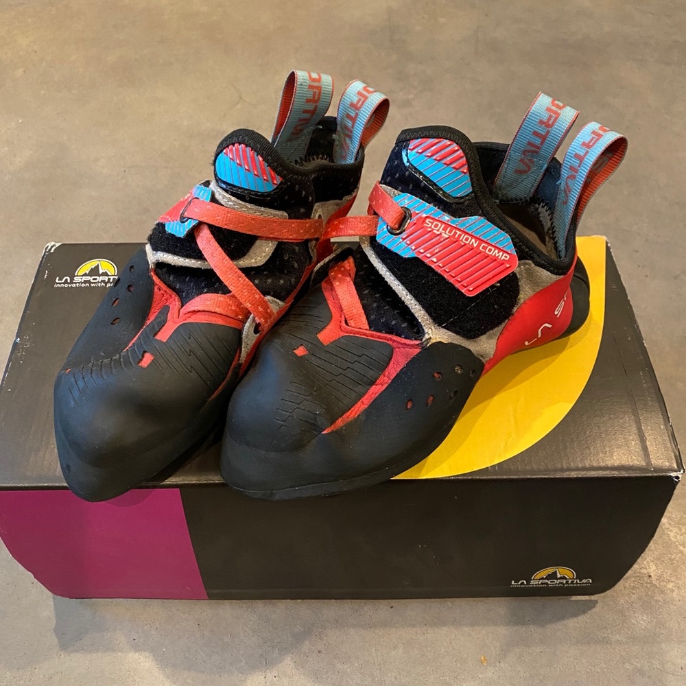 La Sportiva Solution Comp climbing shoes